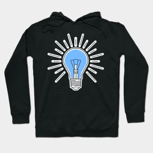 blue lightbulb Hoodie